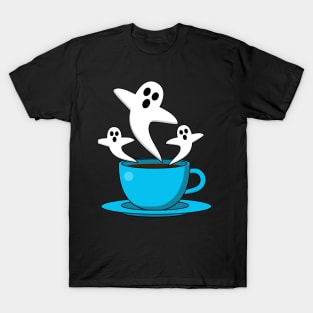 A Cup of Ghost Smoking Coffee T-Shirt